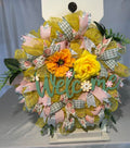 Yellow Welcome Wreath