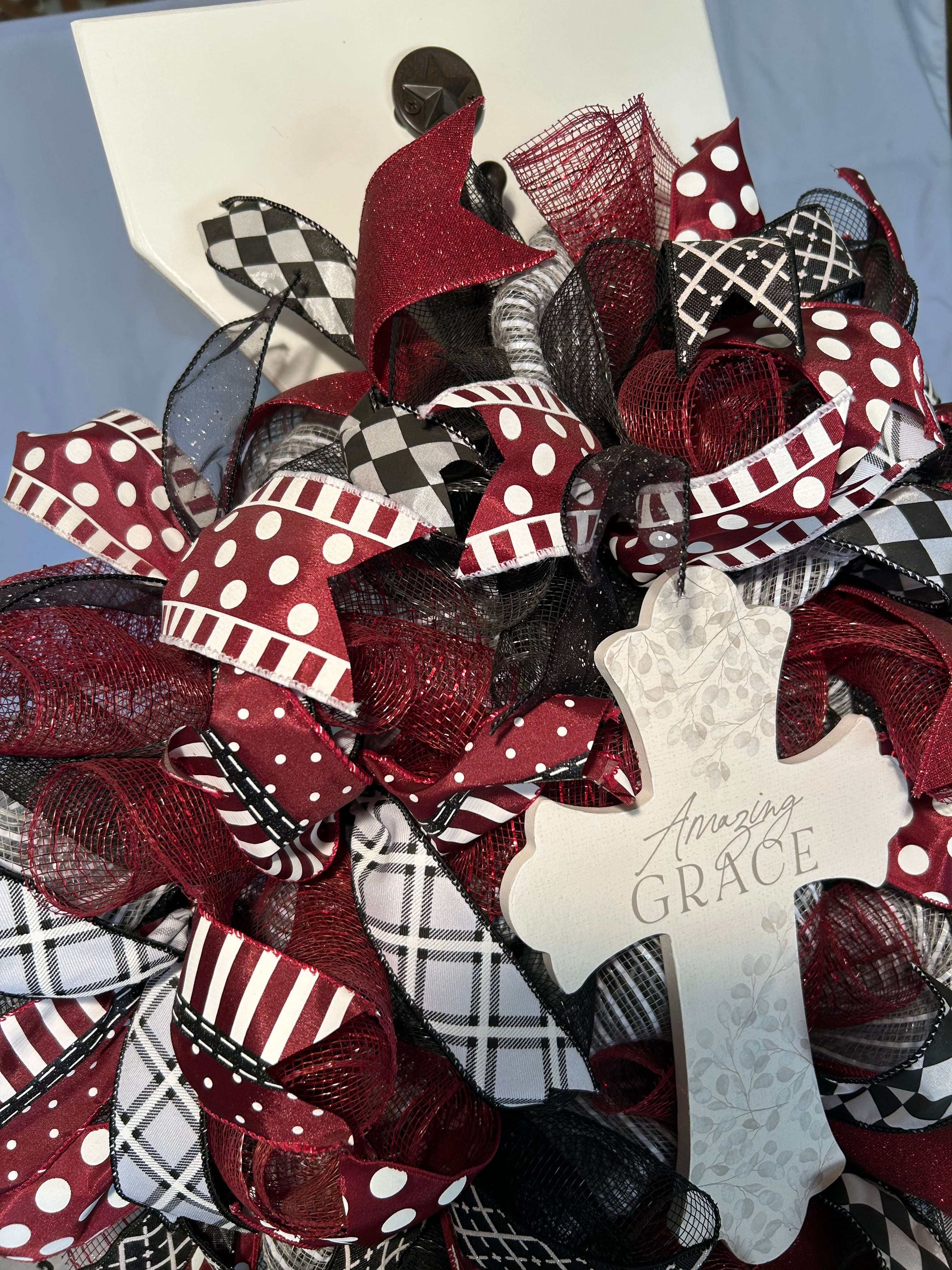 Amazing Grace Door Wreath