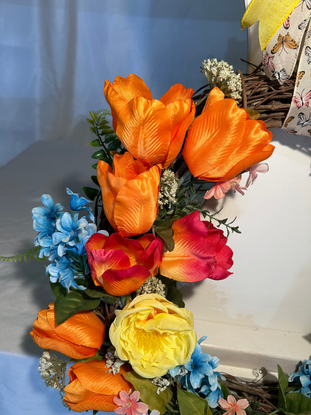 Grapevine Tulip Wreath