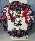 patriotic eagle wreath